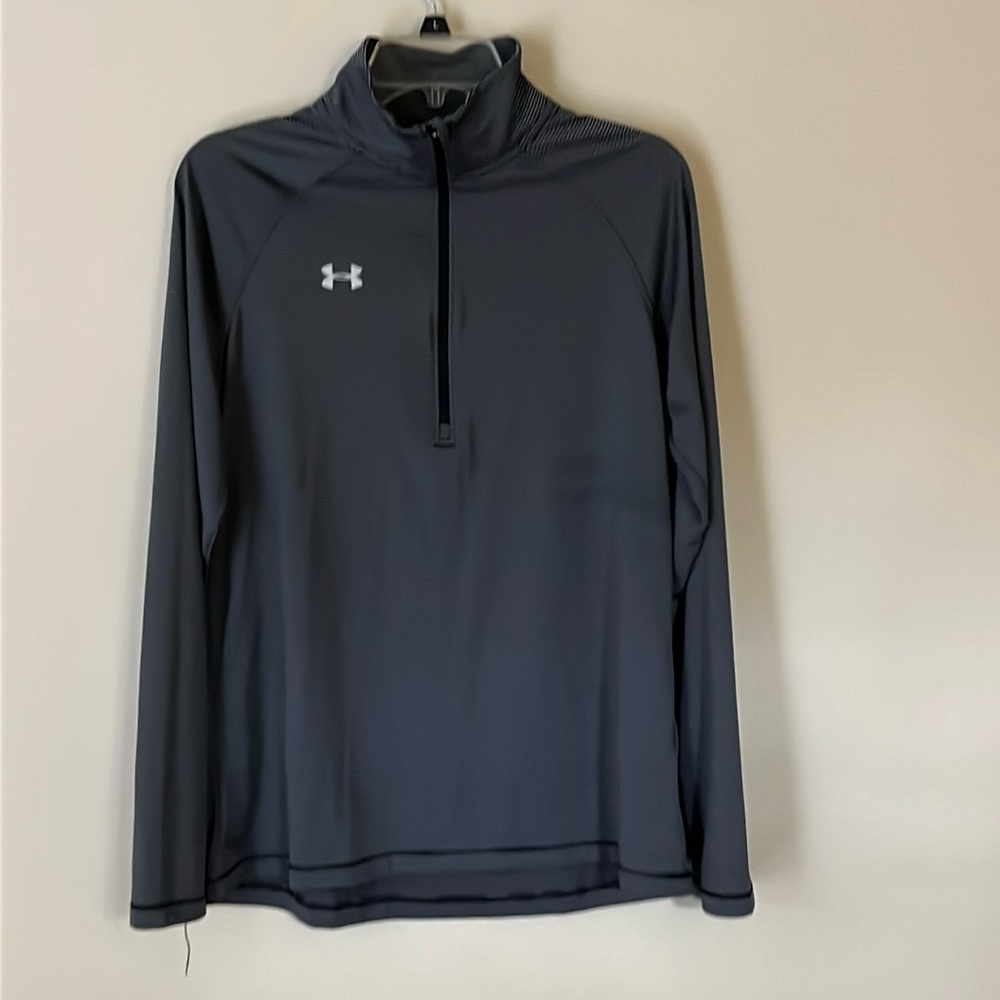 Under Armour heat gear long sleeve quarter zip womens size Medium